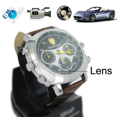 Multifunctional Recorder HD 720P Wrist Watch with Hidden Camera and 4GB Memory